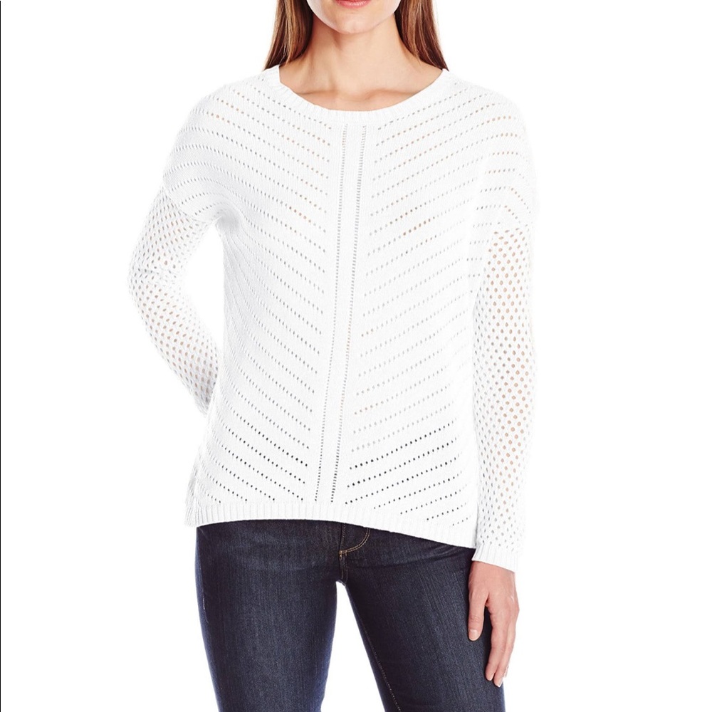 prAna Parker Sweater Pullover Organic White Small